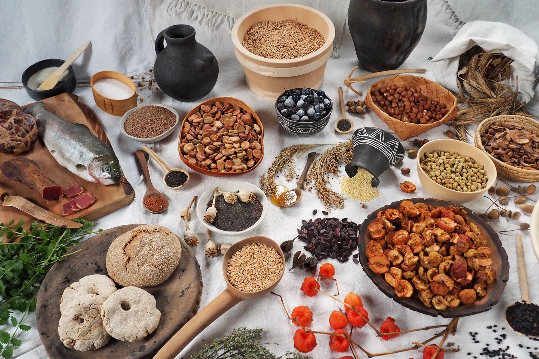 Köstlichkeiten und Kuriositäten aus der Pfahlbauküche